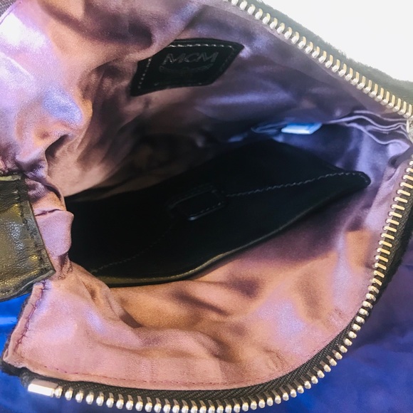 MCM | RARE Brand New Midnight Clutch w Silver - Picture 6 of 6